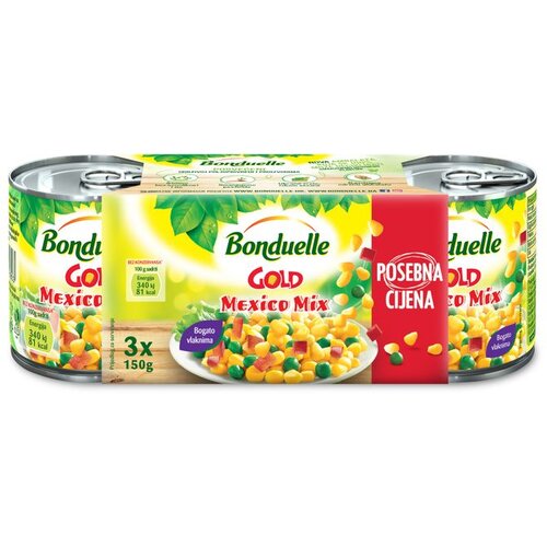 Bonduelle Meksički Mix 3x150g Slike