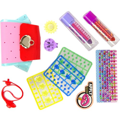 Colorful Makeup and Jewelry Set Slike