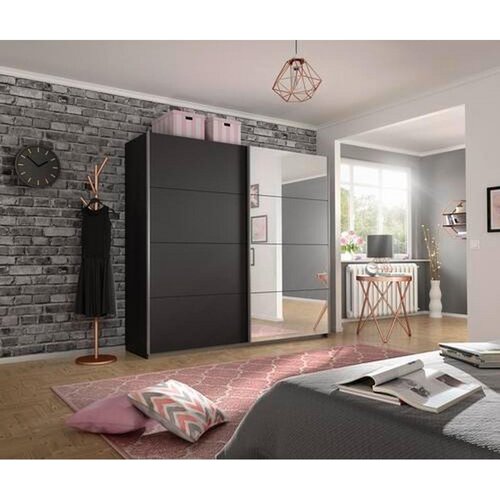 Modern Living Omara Z Drsnimi Vrati Belluno, Siva Slike