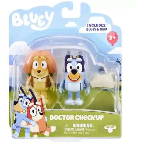 MOOSE ENTERPRISE Bluey: Dvojni komplet figuric - Zdravnik Cene