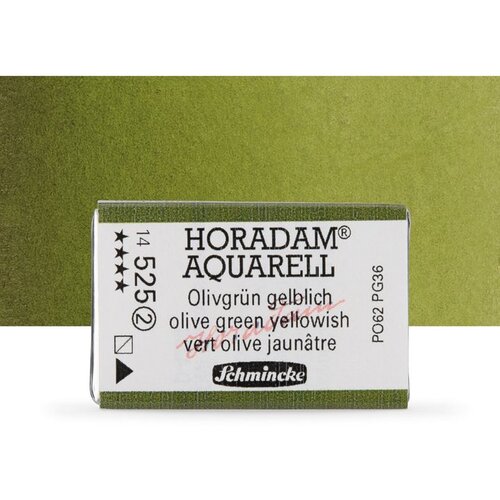 SCHMINCKE Akvarel boje Horadam cela posudica | 525 Olive Green Yellowish Cene
