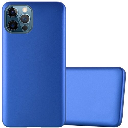 Cadorabo Ohišje, združljiv z Apple v kovinsko modri - zaščitni pokrov, narejen iz fleksibilnega silikona TPU, (20588254) Cene