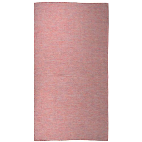 Vanjski tepih ravnog tkanja 80 x 150 cm crveni Slike