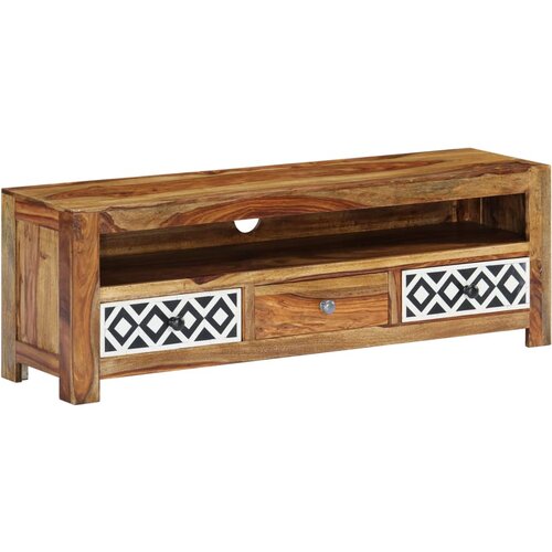 Maison Chic TV omarica - TV stojalo - Televizijska omarica 120x30x40 cm trden palisander, (21700260) Slike