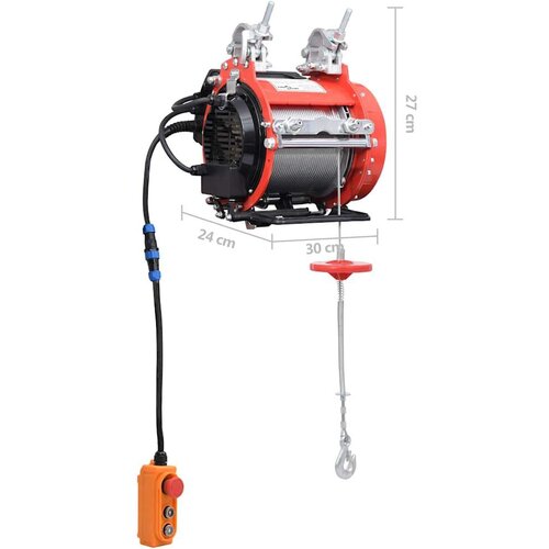 VidaXL Električna dizalica za skele 800 kg 230 V Slike