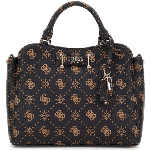 Guess Ročne torbice Silia Girlfriend Satchel Kostanjeva Slike
