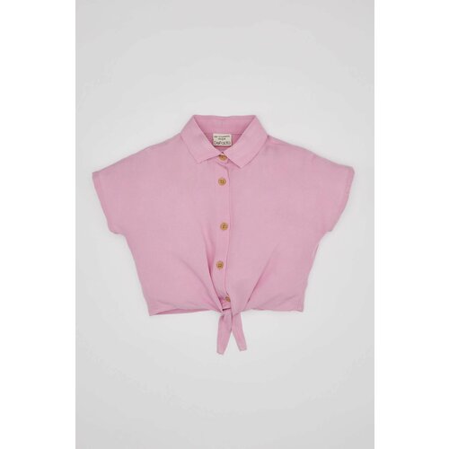 Defacto Baby Girl Shirt Collar Short Sleeve Shirt Slike