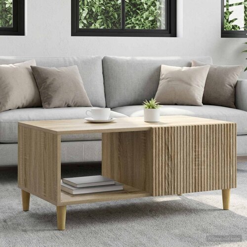  Kava Stol Hrast sonoma 90 x 50 x 40 cm Konstruirano drvo Cijene