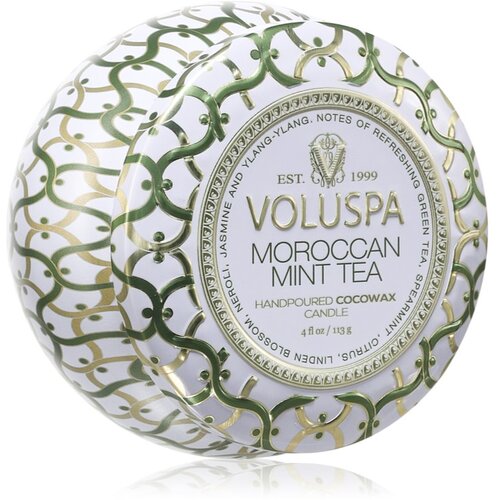 VOLUSPA Maison Blanc Moroccan Mint Tea di&amp;scaron;eča sveča 113 g Slike