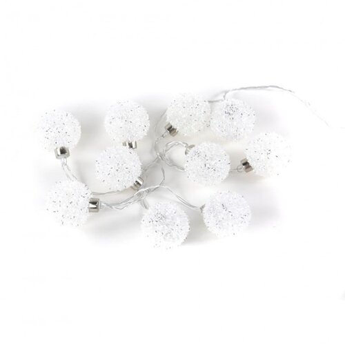 Olimp Sport Lamput, novogodišnje lampice, 10LED, kuglice, bela Cene