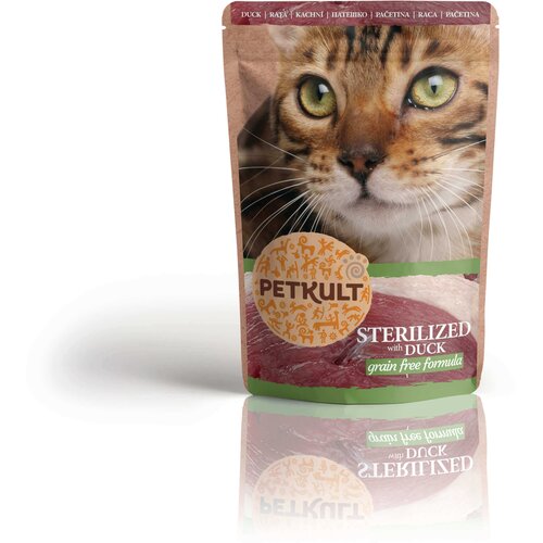 Petkult Cat Adult Sterilised - raca - 100 g 100 g Slike