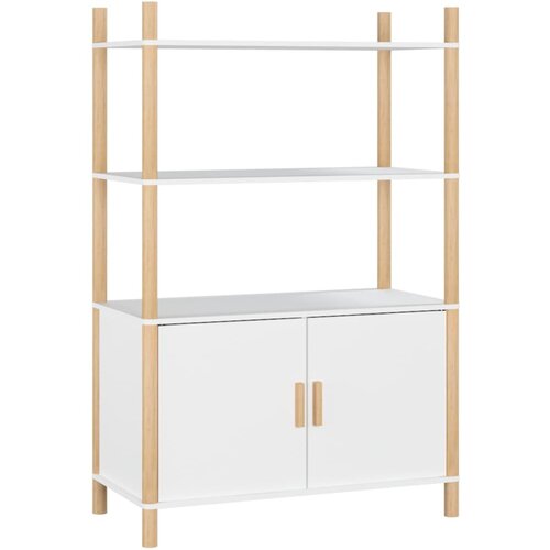 Maison Chic Komoda - Predalnik bela 80x40x121 cm inženirski les, (21716391) Cene