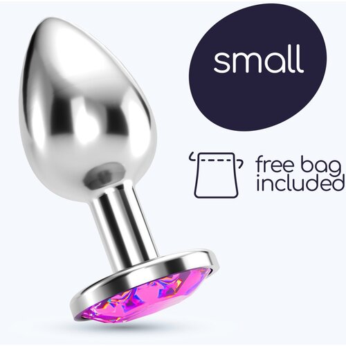 Crushious BIJOU ANAL JEWEL PLUG PINK SMALL WITH FREE VELVETY BAG Cene