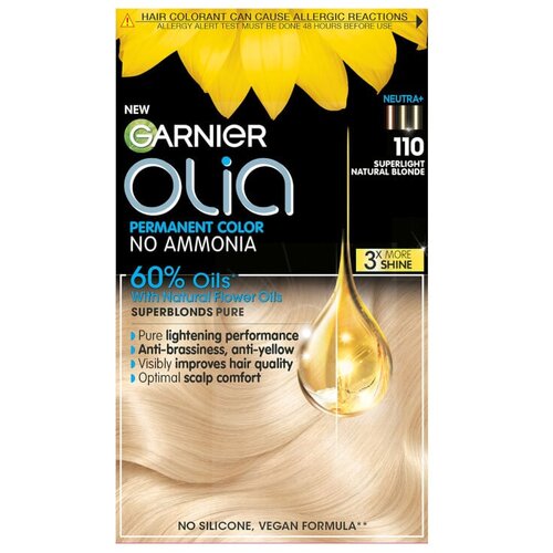 Garnier Olia boja za kosu 110 super svetlo prirodno plava Slike