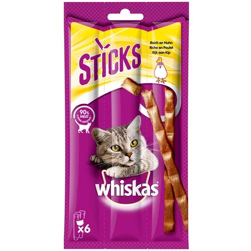 Whiskas Sticks 14 x 36 g - Bogato piletinom