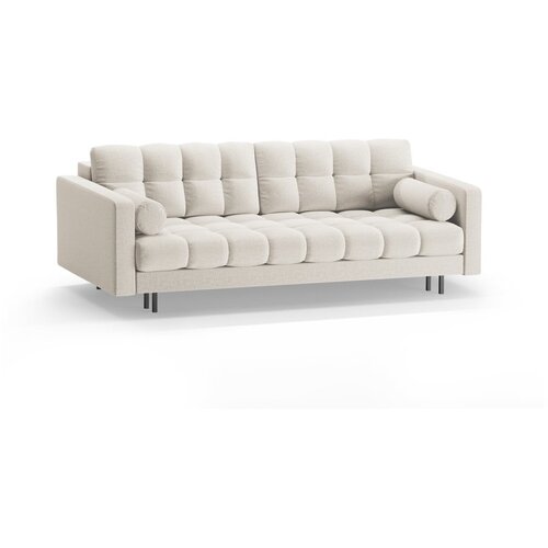 Cosmopolitan Design Kremno bela raztegljiva sedežna garnitura s prostorom za shranjevanje 222 cm Bali &amp;ndash; Slike
