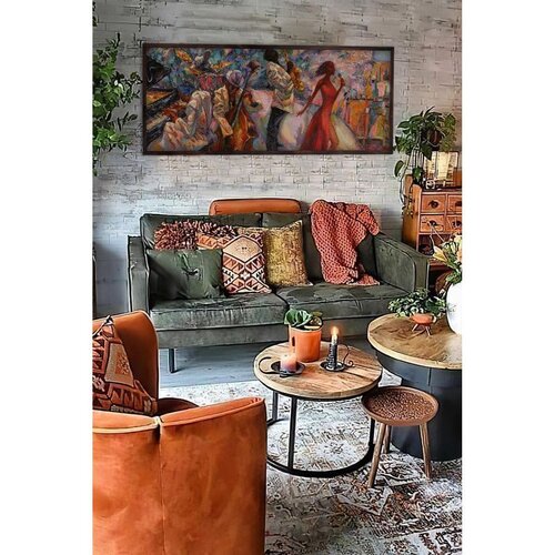 WALLXPERT Dekorativna uramljena slika, 50x120cm, &Scaron;arena Cijene