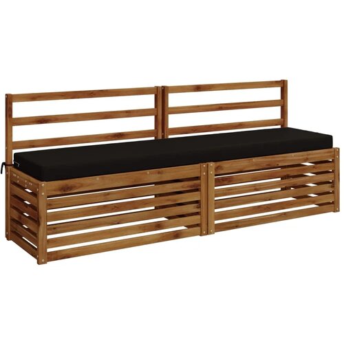  Jastučić za klupu SOEST 100% poliester Crna 180 x 40 x 8 cm - Crna 180 x 40 x 8 cm Melange Cene