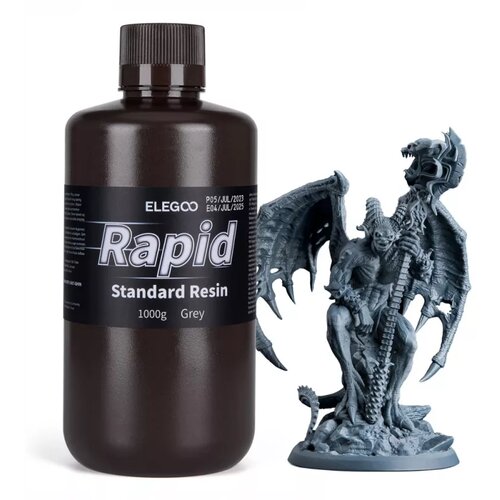 Elegoo rapid standard resin 1kg - grey Cene