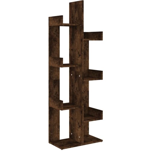 Maison Chic Knjižna omara - Knjižni regal 48x25,5x140 cm dimljeni hrast konstruiran les, (21726073) Slike
