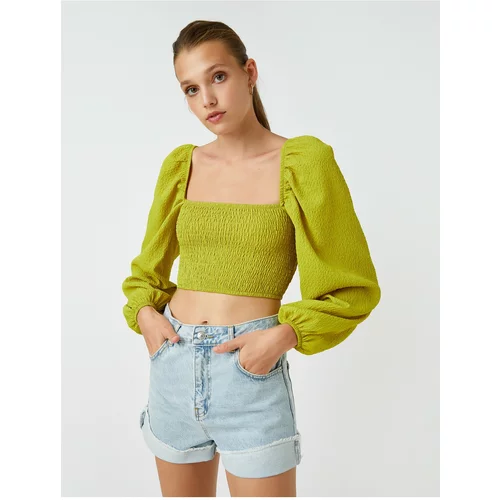 Koton Blouse - Green - Relaxed fit