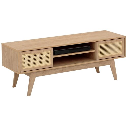 St&amp;oslash;raa TV omarica v hrastovem dekorju 128x47 cm Bridget &amp;ndash; Slike