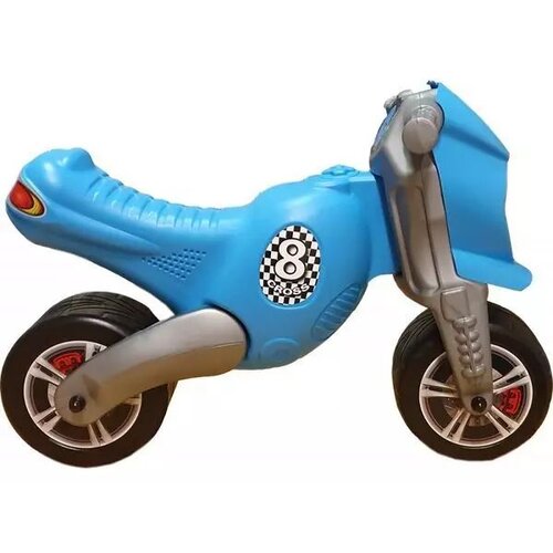 Cross 8: velikanski motor brez pedal - moder Slike