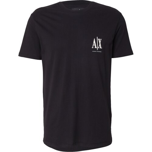 Armani Exchange Majica črna / bela Slike