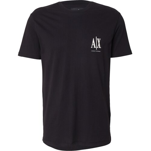 Armani Exchange Majica crna / bijela Cijene