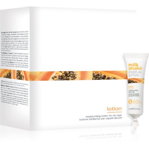 Milk Shake Moisture &amp;amp; More Lotion hidratantno mlijeko za suhu kosu 12x12 ml Slike