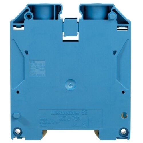 Weidmüller jev prehodni terminal 75x20,5x68 mm, modri WDU 70N/35 BL, (20859000) Cene