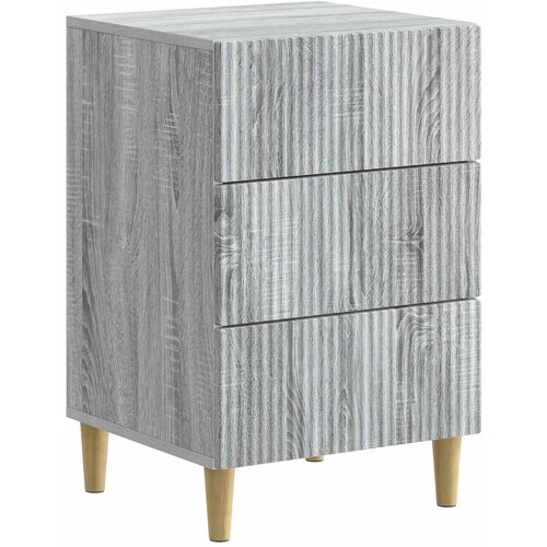 vidaXL Noćni ormar Siva sonoma 43 x 41 x 66 5 cm Konstruirano drvo - Siva sonoma Cene