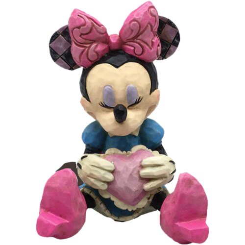 Jim Shore figura Minnie Mouse with Heart Mini Figure Slike