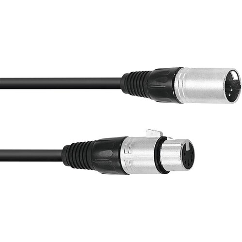 Omnitronic 30220763 XLR priklučni konektor [1x mo&scaron;ki konektor XLR 5-polni - 1x ženski konektor XLR 5-polni] 1.00 m črna, (20428063) Cene