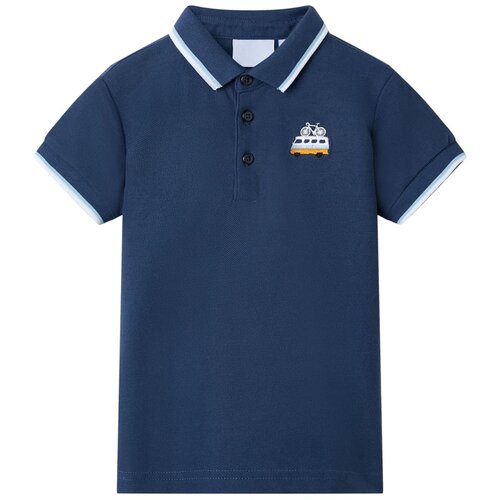 vidaXL Otroška polo majica temno modra 92 Cene