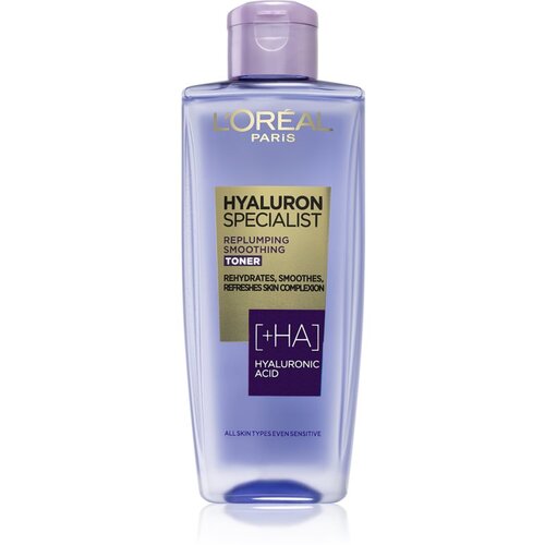 L&amp;acute;Or&amp;eacute;al Paris Hyaluron Specialist tonik za zaglađivanje s hijaluronskom kiselinom 200 ml Slike