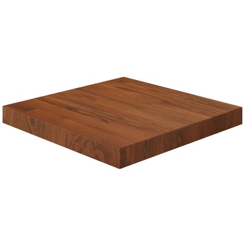 vidaXL kvadratna mizna plošča tem. rjava 40x40x4 cm trdna hrastovina Cene