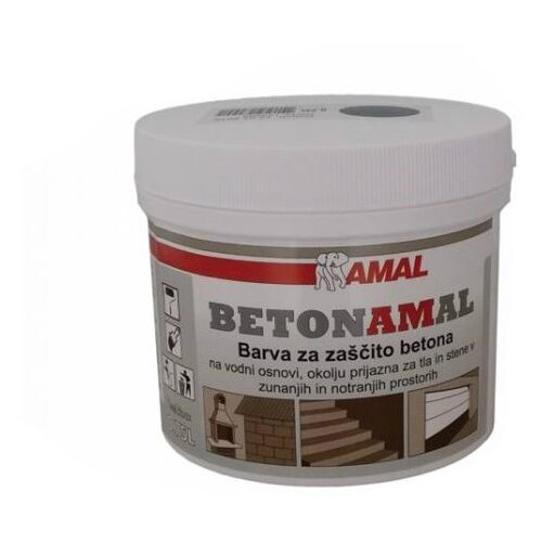 AMAL barva za beton (siva, 5 l) Slike