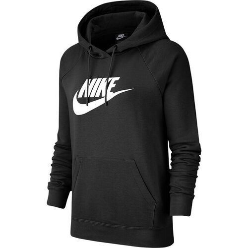 Nike Ženski pulover PULOVER Ž ESS HOODIE črna [A] Črna Slike