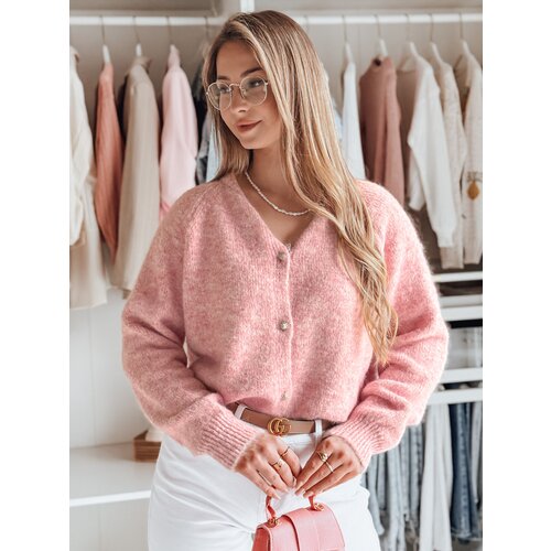 DStreet Sweter damski one size oversize SOFTELLS r&amp;oacute;żowy Slike