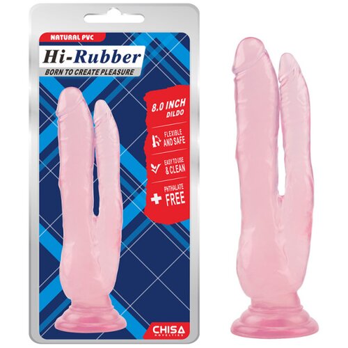  Dildo za duplu penetraciju, Roze, 20 cm Cene