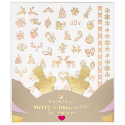 Essence nalepke za nohte - Merry X-Mas, My Deer! Nail Stickers - 01 Wish You Were Deer, Rudolph! Cene