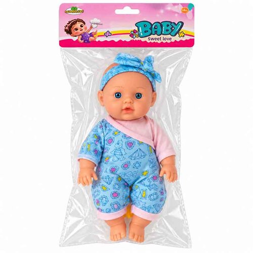  Punčka Beba na baterije 34cm s fla&amp;scaron;ico in račko - Baby Sweet Love Model 05 Slike