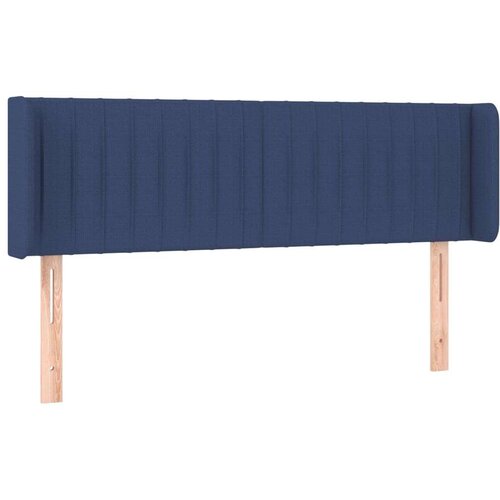  Uzglavlje s u&amp;scaron;ima plavi 147x16x78/88 cm od tkanine Slike