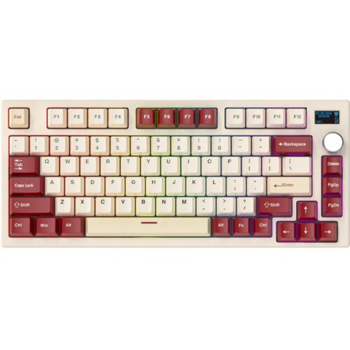 Fantech tastatura mehanička Gaming MK910 RGB Vibe Maxfit 81 Royal Prince Wireless (Yellow switch) Slike