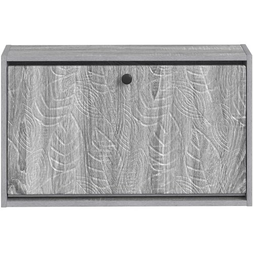  Ormar za cipele na zidu DELFT 71 x 17 x 43 cm Konstruirano drvo - Siva Sonoma Slike