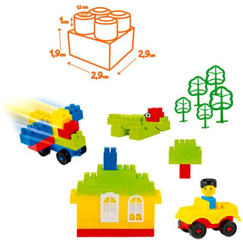 Combi blocks: 150 plastičnih gradnikov v vrečki Cene