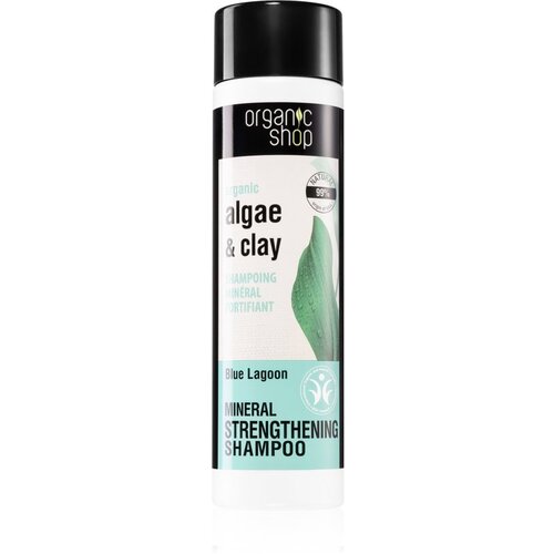 Organic Shop Organic Algae & Clay mineralni šampon za lomljivu kosu 280 ml Cijene