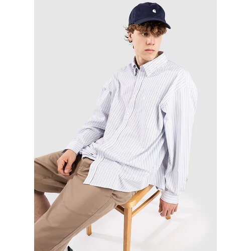 Carhartt WIP Keene Srajca keene stripe / white Slike
