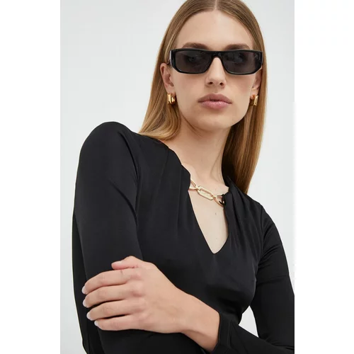 Marciano Guess Bluza za žene, boja: crna, s aplikacijom